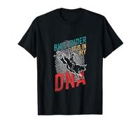 Equitazione Tori Rodeo Mio DNA Cavaliere Toro Cowboy Regalo Maglietta