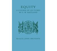Equity: A Course of Lectures