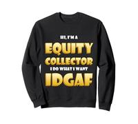 Equity Collector IDGAF Meme Stock Equities Traders Investor Felpa