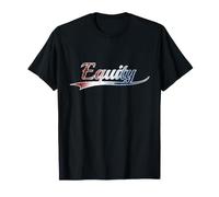 Equity Patriotic American Red White And Blue US Maglietta
