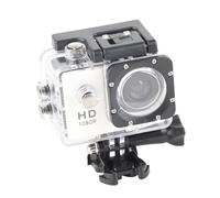 equlup Action Camera, K1080HD Videocamera impermeabile da 12 MP Display HD Subacquea Outdoor Bike Diving Sport Action Camera per Bike Diving Sport (Bianco)