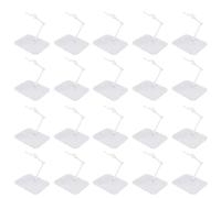 equlup Action Figure Stand, 20 Set 3.7 x 3.0in Acrilico ad Alta stabilità Figura Che Mostra Il Modello di Base del Modello di Display basare archiviazione per Il Display da 6 Pollici per