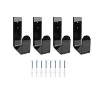 equlup Appendiabiti per Cintura da Campionato in Acrilico da 4 Pezzi | 4x4,7x11 cm, supporto per cintura da boxe, staffa per montaggio a parete per wrestling, organizer per rack parete Taekwondo