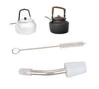equlup Beccuccio per bollitore esteso, Beccuccio per bollitore da Esterno in Acciaio Inossidabile Estensione per caffettiera in Silicone Tubo Sottile Strumento Portatile per Acqua per