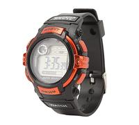equlup Digital Sports Wrist owatch, orologio elettronico LCD Luminious Sports Watch Cronograph Stoptch con data di allarme di retroilluminazione a LED per uomini (Arancia)