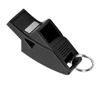 equlup Fischietto, Fischietto Delfino Arbitro Robusto Fischio Clamoroso Fischio di Emergenza Basket Calcio Fischio per Allenatori Arbitri Competizioni Sportive(Nero)