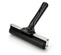 equlup Pennello a rullo artistico, strumento per timbratura a rullo in gomma Brayer da 15 cm