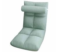 equlup Poltrona da Divano Pieghevole, Poltrona da Terra Pieghevole Divano Letto Divano reclinabile con Supporto per la Schiena per Soggiorno Sala Giochi Interni per Il Tempo Libero (Blu Pavone)