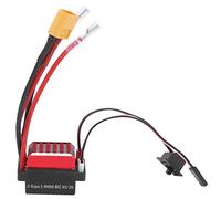 equlup Regolatore elettronico di velocità 360A, RC Crawler Car Bidirezionale ESC Spazzolato Motore Pezzi di Ricambio Attrezzatura di Controllo remoto per 1/10 RV Overland Car Short Truck (Spina XT60)