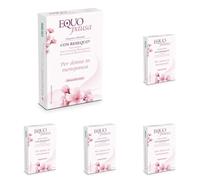 Equopausa Complete Integratore alimentare per la menopausa e rilassamento. Controlla le vampate di calore, insonnia e sbalzi d’umore. Formula brevettata. Senza glutine. Soja naturale (Confezione da 5)