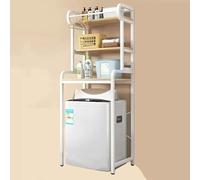 Eqvexd Sopra il ripiano della lavatrice, scaffale for lavatrice sopra il WC, multifunzionale, regolabile, adatto a varie lavatrici(3 partitions (pulsator))