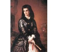 EQVRDCUW Famoso Dipinto Tela e Stampa Poster Parete Quadri Maria Sofia di Baviera e Regina di Napoli di August per Soggiorno 60x90cm