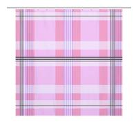 EQWKZRPYM Bath CurtainTende Per Vasca DaStrawberry Milk Chocolate Checkered Bagno Opaca Impermeabile , Tenda Doccia Poliestere Con Ganci A C69.69x70.87Inch（177x180cm）