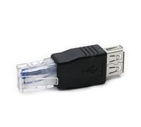 EQWQSIXD Adattatore da USB a Rete Domestica Telecamera Cablata Internet Converter Testa di Cristallo Ethernet Router Socket Conversione Connettore Trasverter