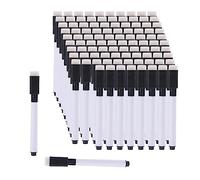 EQWQSIXD Pennarelli per lavagna bianca, 100 pezzi, per scuola e ufficio