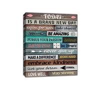 EQZJART Citazioni ispiratrici Modern Office Decor Canvas Art Wall Women Regali ispiratori Camera da letto Tela Wall Art Decor Office Motivational Poster Decor Dimensioni 12x15