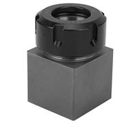 ER - 32 Square Collet Chuck Block Holder | Hardened Tool Steel for CNC Lathe/Engraving Machine | Parallel & Hexagonal Shape Drilling | Stable Long Service Life