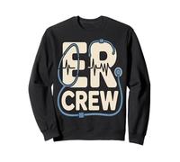 ER Crew - Stetoscopio di Pronto Soccorso per Infermieri, Medici Felpa
