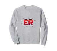 ER: Dove è Il Vero Dramma - Umorismo Medico Felpa, Unisex per Adulti, Grigio Melange, M