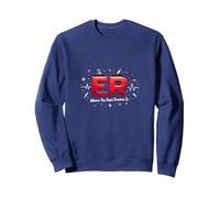 ER: Dove è Il Vero Dramma - Umorismo Medico Felpa, Unisex per Adulti, Navy, XL