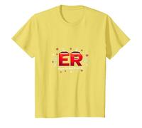 ER: Dove è Il Vero Dramma - Umorismo Medico Maglietta, Bambini, Limone, 3 Anni