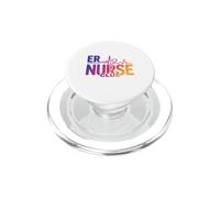 ER Nurse Club Battito cardiaco ECG Pronto soccorso RN PopSockets PopGrip per MagSafe