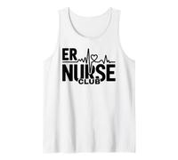 ER Nurse Club ECG Battito Cardiaco Pronto Soccorso Canotta