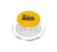 ER Nurse Club ECG Battito cardiaco Pronto soccorso PopSockets PopGrip per MagSafe