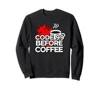 ER Nurse Code 99 Before Coffee Medical Humor Felpa