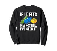 ER Nurse Humor If It Fits in A Nostril Felpa
