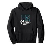 ER Nurse - Stetoscopio Divertente a Forma di Cuore Felpa con Cappuccio