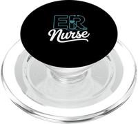 ER Nurse - Stetoscopio divertente a forma di cuore PopSockets PopGrip per MagSafe