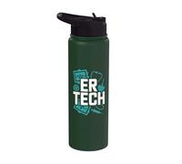 ER Tech Heartbeat Stetoscopio Pronto Soccorso Stainless Steel Insulated Water Bottle