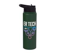 ER Tech - Stetoscopio medico per pronto soccorso Stainless Steel Insulated Water Bottle