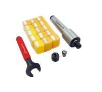 ER11 15 Pezzi Set di Colletti Gamma 1mm-1/8"Collet Live Revolving Center...