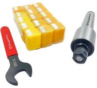 ER11 15 Pezzi Set di Colletti Gamma 1mm-1/8"Collet Live Revolving Center...