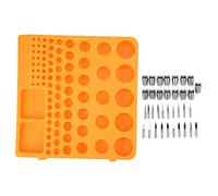 ER11 Collet Chuck Set | CNC Engraving Machine Tools with Storage Box | Pointed Cutter Milling Cutter for Copper/Steel/Alloy | 15 Chucks & 20 Cutters