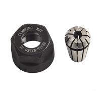 ER11 - Pinze a molla con dado mandrino per fresatura e incisione CNC, set di pinze da 3,175 mm, 4 mm, 5 mm, 6 mm, strumento di fissaggio alto (4 mm)