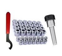ER20 ER25 ER32 ER40 1 pz chiave ER set mandrino ER 1 pz portautensili MTA2 MTA3 MTB4 MTB set portautensili MTA fresatura CNC Portautensili per Fresatura(0.015mm (A),MTB3-ER25-15Pcs)
