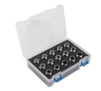 ER25 Collet Chuck, 15 Pezzi Ad Alta Durezza ER25 Chuck Impostare Collette a Molla in Acciaio Ad Alta velocità per Fresatura a CNC, Collette