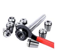 ER32 Set di 9 pezzi di mandrino a pinza a molla for fresatura MT Chuck MT2 MT3 MT4 ER32 for macchina for incisione CNC, portautensili for tornio e fresatura(MTB3 ER32 (9Pcs))