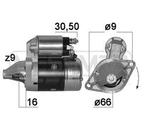 ERA 220217A Motorino d'avviamento per SUZUKI