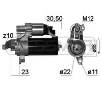 ERA 220848A Motorino d'avviamento per AUDI,SUZUKI