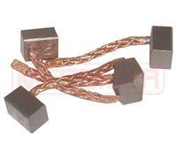 ERA 233076 Spazzola in carbone, Motorino d'avviamento per CITROËN,FIAT,NISSAN,PE