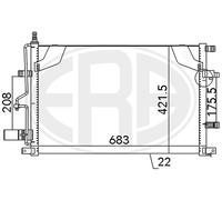 ERA 667124 Condensatore climatizzatore