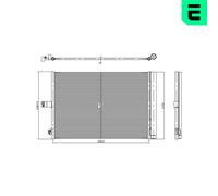 ERA 667513 Kondensatore Climatizzatore con Deossidante per Mercedes-Benz CLS SL