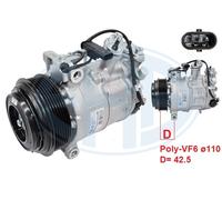 ERA 670199 Compressore, Climatizzatore per MERCEDES-BENZ