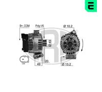 ERA Alternatore 120A 14V per FORD Fiesta Mk6 Hatchback (JA8, JR8) FOCUS III