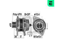 ERA Alternatore Generatore 100A 14V per Mazda CX-7 2.2 Mzr-Cd 209525A