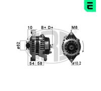 ERA Alternatore Generatore 100A 14V per Opel Astra G Caravan 1.7 Td